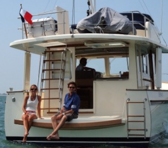 Rhea 36 Trawler all the necessary comforts for cruising